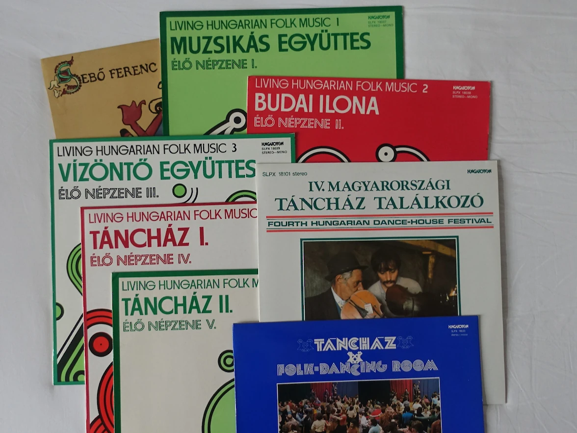 Táncház-Musik auf Platte (70er und 80er Jahre, Auswahl)