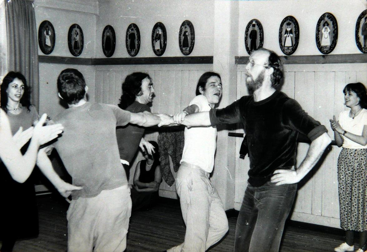 Tanzmeister-Ausbildung 1983 in Benshausen (Foto: Sammlung Römer)