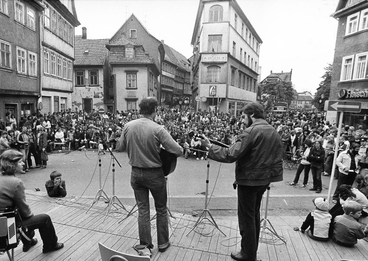 Bordun aus Berlin 1980 beim Erfurter Krämerbrückenfest (Foto: Stefan Gööck)
