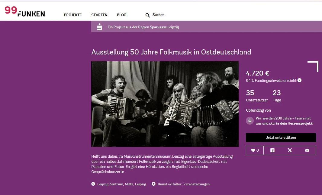 Aktueller Stand des Crowdfundings am 24.10.26, 10 Uhr