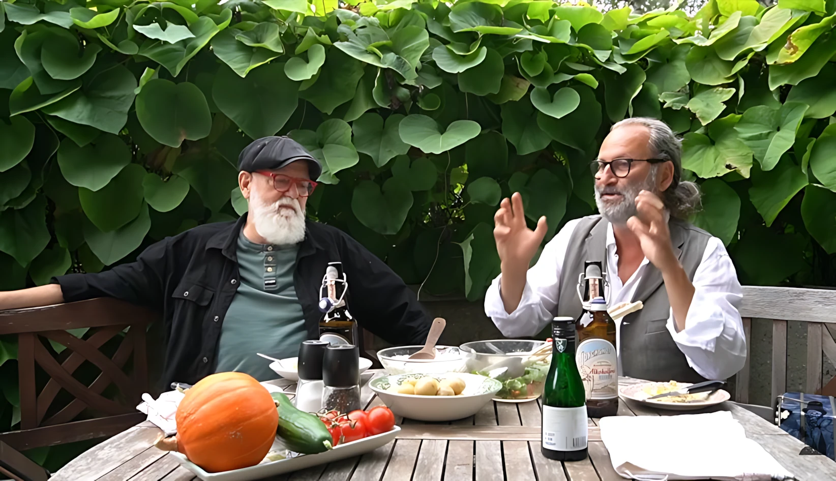 Biertrinken mit Michael Seidel als Gast von Jo Meyer (Bild: HierIstMeinLand/www.seidel-singt.de)